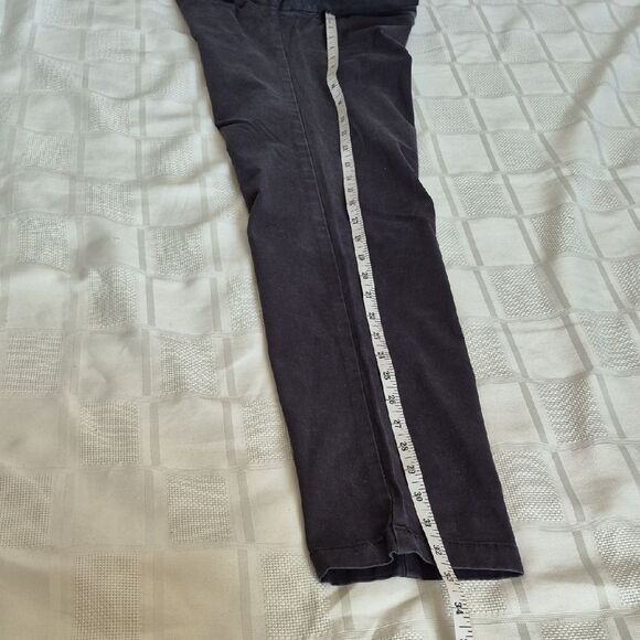 Zara Man Black Pants with Gold Button - Picture 10 of 16